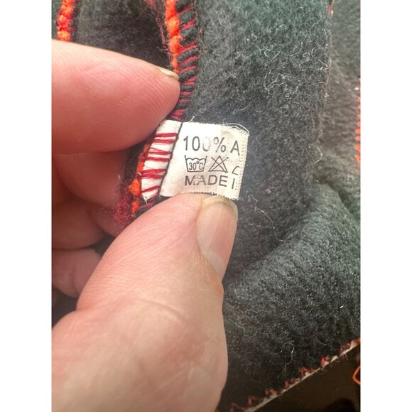 Colorful Knit Winter Hat With Ear Flaps & Pom Pom  100% Acrylic - Picture 5 of 5